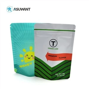 Pequenos biscoitos de ervas daninhas comestíveis CBD Mylar bloqueio mylar bloqueio bolsa