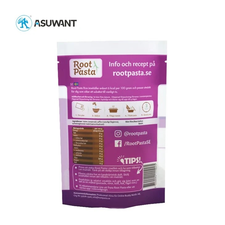 Eco Friendly Stand Up Foil Pouches Cold Resistant , Commercial Zip Up Plastic Bags For Juice Packaging