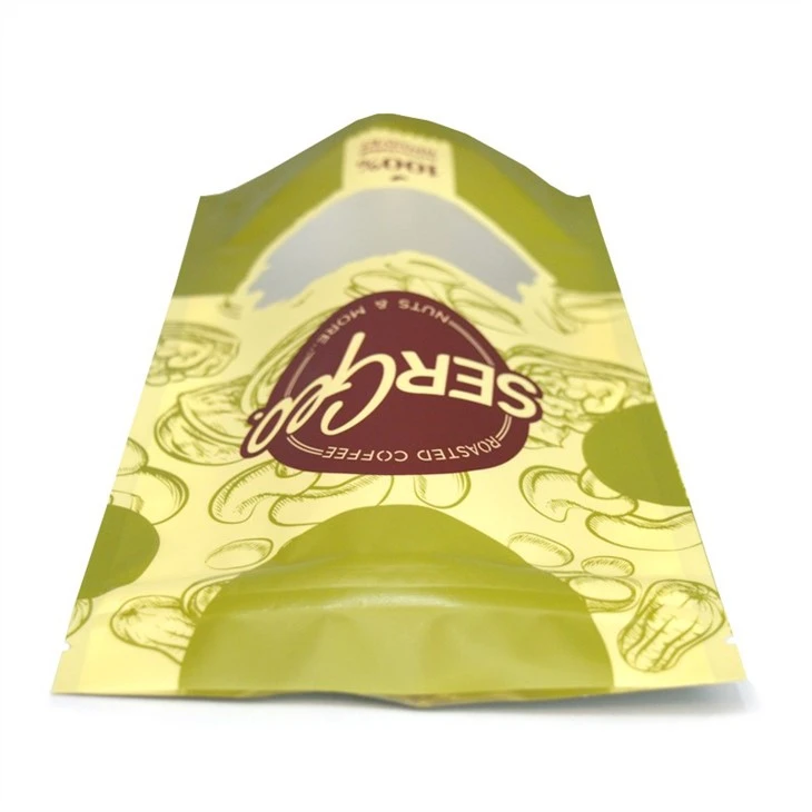 Frosted Stand Up Pouch Seal Food Snack Zipper Coffee Tea Packaging Bag