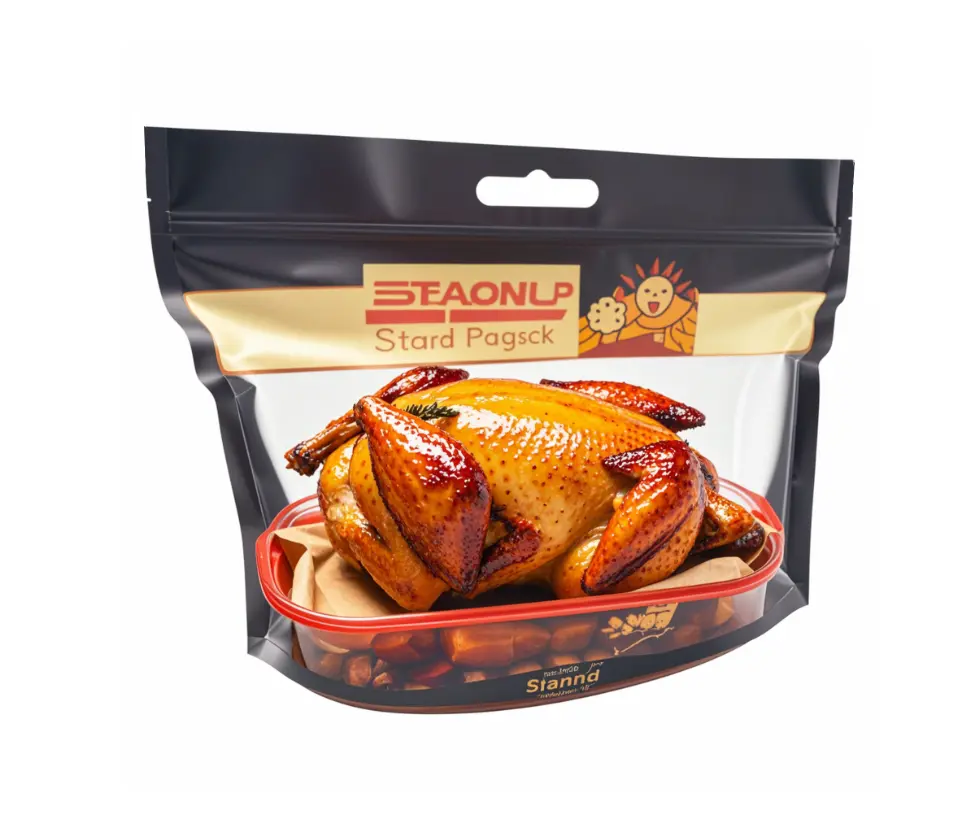 Sacos Ziplock de plástico para frango frito