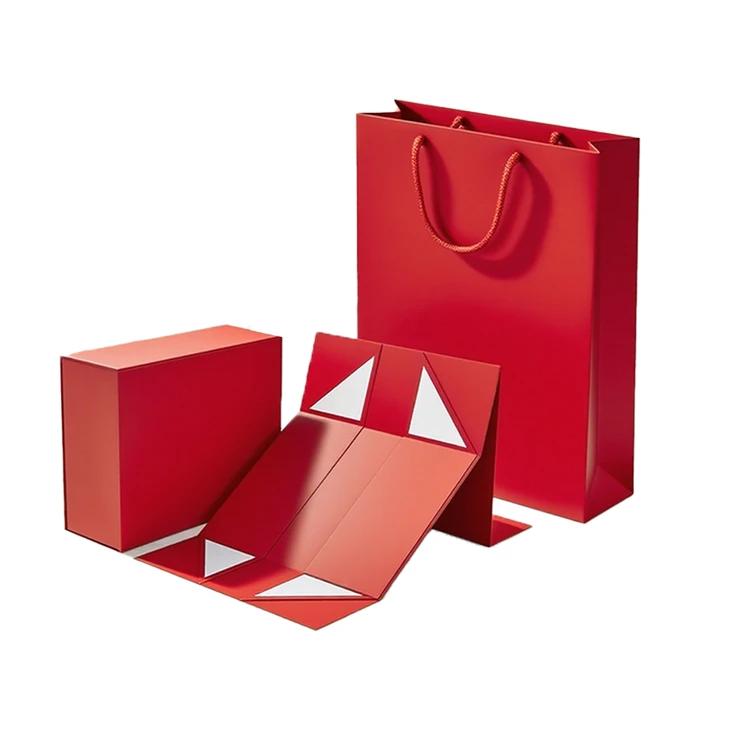 Magnetic Gift Hard Paper Foldable Boxes high quality